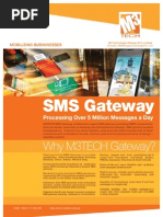 2) M3tech - Sms Gateway