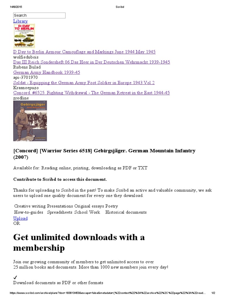 Get Unlimited Downloads With A Membership: Library | PDF