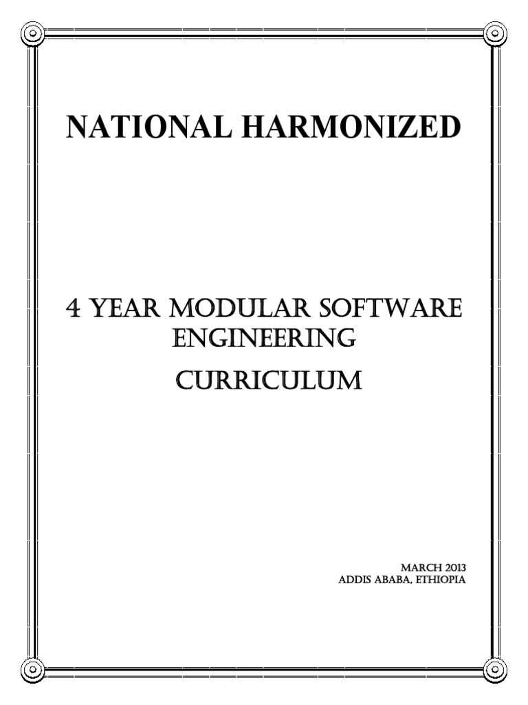National Software Engineering Curriculum | PDF | Inheritance (Object ...