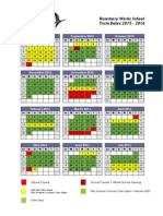 Term Dates Calendar 2015 - 2016