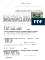 1º Teste Biologia Geologia PDF