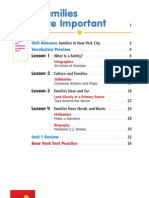 NYC Social Studies Grade 1 Table of Contents