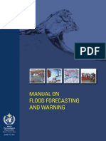 Manual On Flood Forecasting and Warning