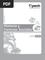 Ensayo de Historia y Ciencias Sociales Cepech 2015