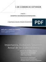 Semana 1 - Importancia, Evolucion, Situación Actual de Las Exportaciones