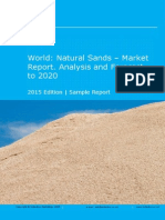 World: Natural Sands - Market Report. Analysis and Forecast To 2020