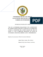 "Rol de La Enfermera Relacionado Con La Prevención PDF