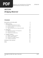 MST209 Bridging Material