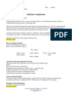 Adv Acu Tech 1 - Class 5-7 Auricular Acupuncture