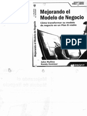  - Bases Conceptuales Modelo de Negocio | PDF