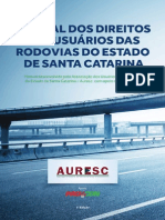 Manual dos direitos dos usuários das rodovias do estado de santa catarina