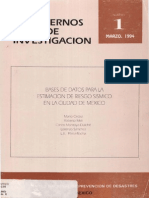 165 Cuadernodeinvestigacinbasesdedatosparalaestimacinderiesgossmicoenlaciudaddemxico