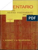 Comentario Del NT Tomo II - Juan y Hechos (L. Bonnet - A. Schroeder)