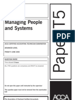 Managing People and Systems