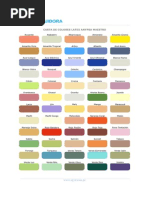 Carta de Colores American Colors