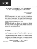 Saussure e o estruturalismo