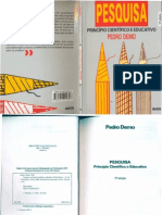 Livro Pedo Demo - Pesquisa Como Princio Educativo PDF