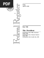 Proclamation
