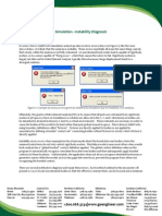 Simulation - Instability Diagnosis