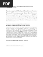 Aby Warburg e Walter Benjamin a Legibilidade Da Memoria (1)