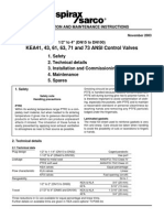 KEA41 43 61 63 71 73 ANSI Control Valves-Installation Maintenance Manual PDF
