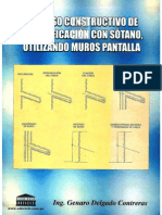 Proceso Constructivo de Una Edificacion Con Sotano, Utilizando Muros Pantalla - MG. ING. GENARO DELGADO CONTRERAS