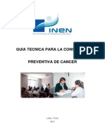 Guia Tecnica para La Consejeria Preventiva de Cancer