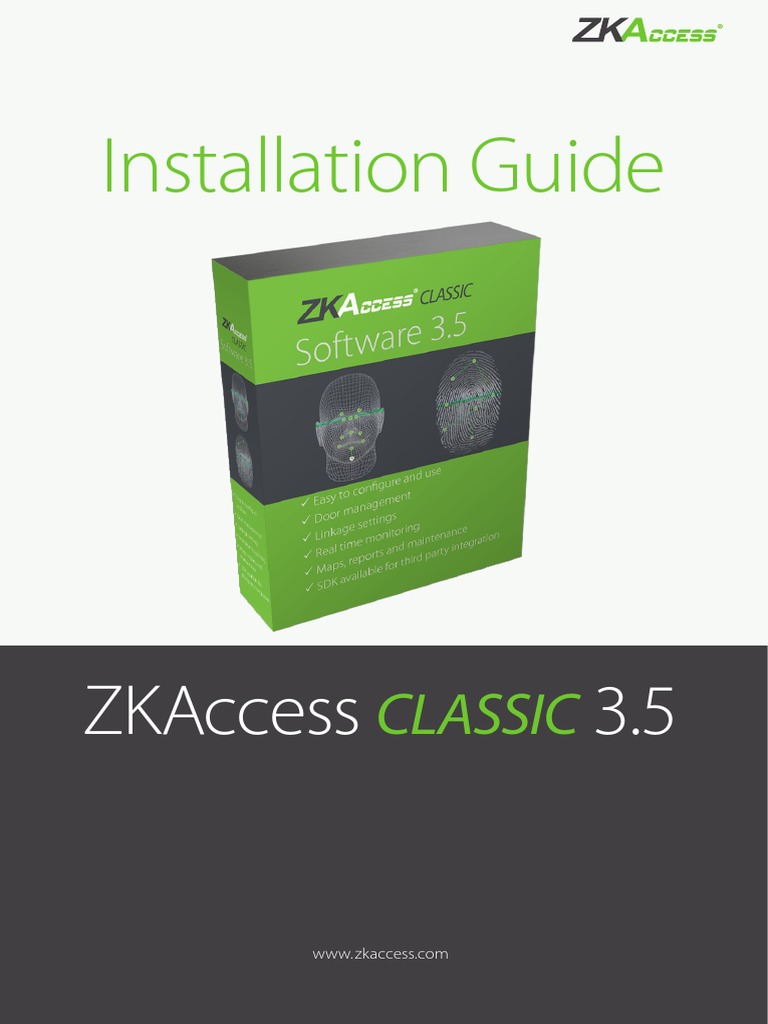 ZKAccess3.5 Manual PDF Access Control Computer File