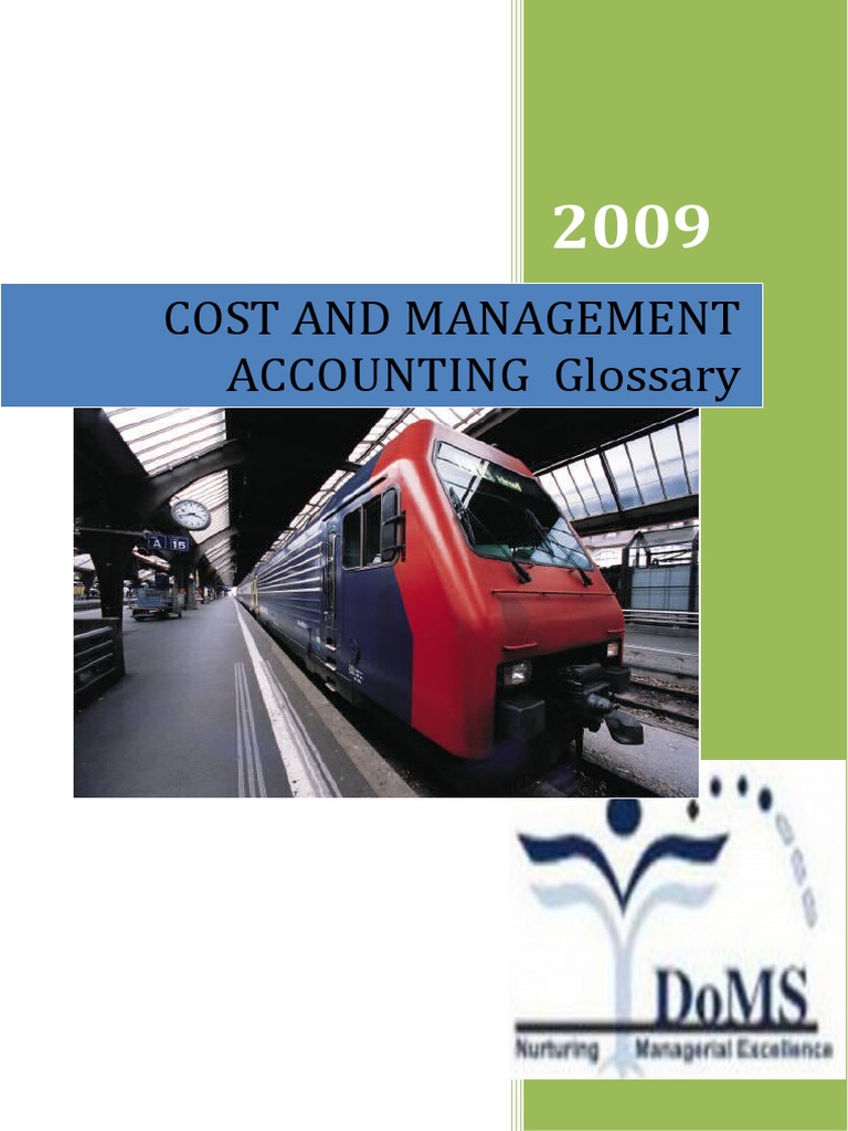 Cost Accounting Terminology Glossary | PDF | Cost | Business Economics