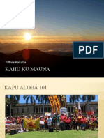 Mauna Kea Info Session - Tiffnie Kakalia
