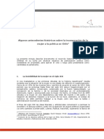 Nº38-12 Mujeres y Política en Chile Antecedentes Históricos