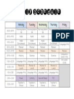 Daily Schedule 2015 2016