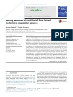 Settling Velocities of Multifractal Flocs Formed in Chemical Coagulation Process