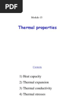 Thermal Properties