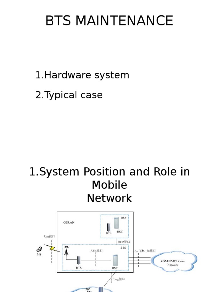 BTS Maintenance Guide | PDF | Electronics | Electrical Engineering