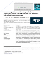Disinfection Procedures: Their Efficacy and Effect On Dimensional Accuracy and Surface Quality of An Irreversible Hydrocolloid Impression Material