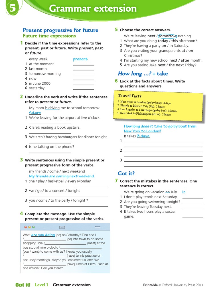 Level 1 Grammar Extension 1 5 PDF