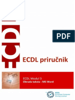 ECDL Modul 3 - Obrada Teksta v1.2 DEMO