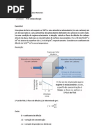 Exercícios de Difusão Resolvidos