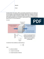 Exercícios de Difusão Resolvidos