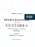 sencillo hacer los deberes Contador Emilio Pujol Escuela Razonada de La Guitarra Vol 2 Recompiled From Rar PDF  | PDF