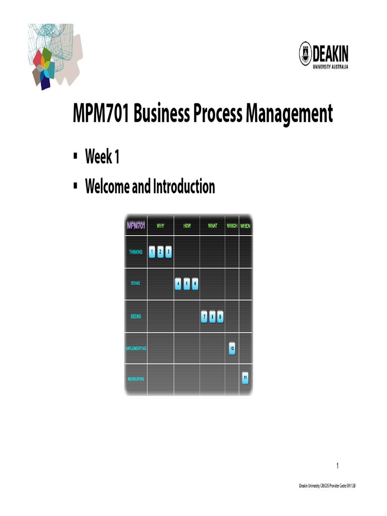 Business Process Management Course Overview | PDF | Business Process ...