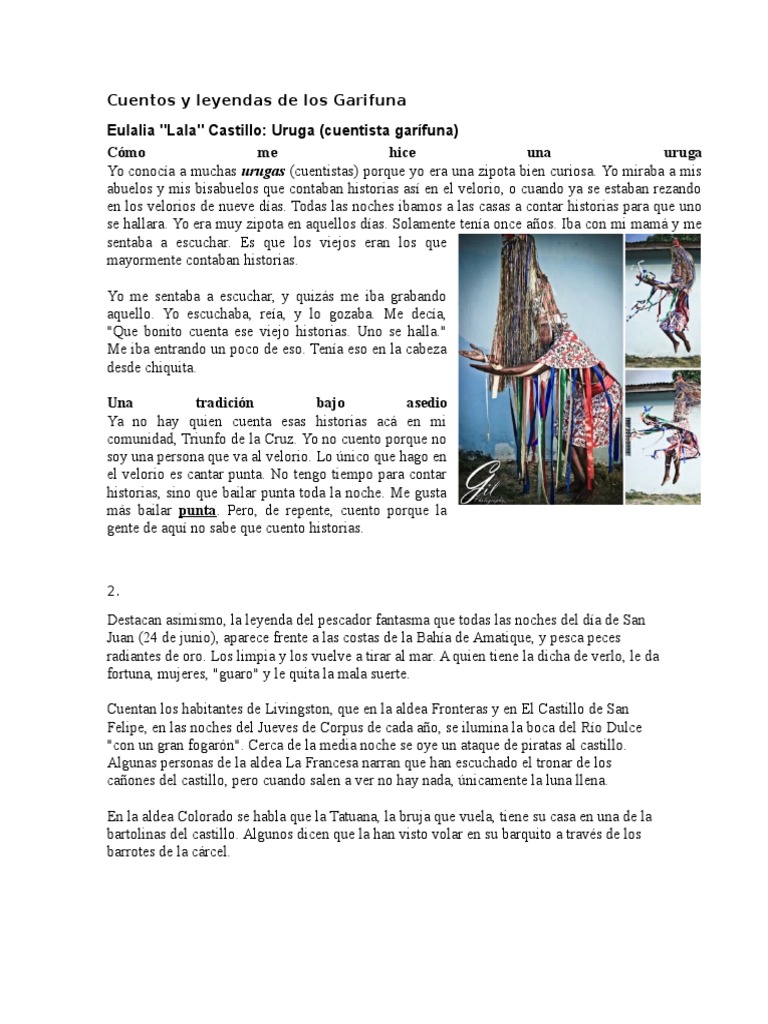 Cuentos y Leyendas de Los Garifuna