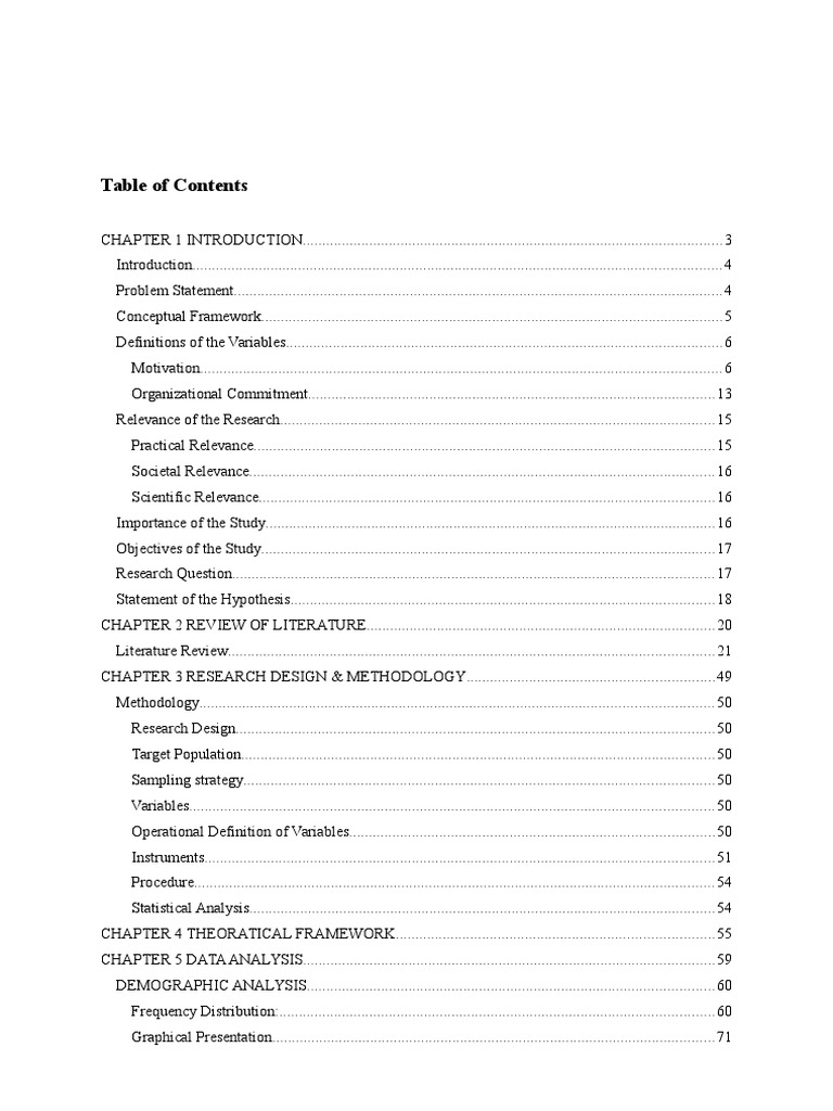 How to write a thesis chapter picture
