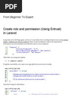Download Create Role and Permission Using Entrust in Laravel _ Imron02 by Yrvin Escorihuela SN274608842 doc pdf