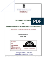 Transformer of AC Electric Locomotive Training Package