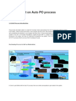 Auto PO Process - SAP