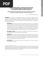 Capitalización Delgada