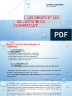 Droits Et Obligations Des Commercants