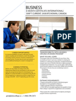 International Business Progcram Information Sheet July 2015